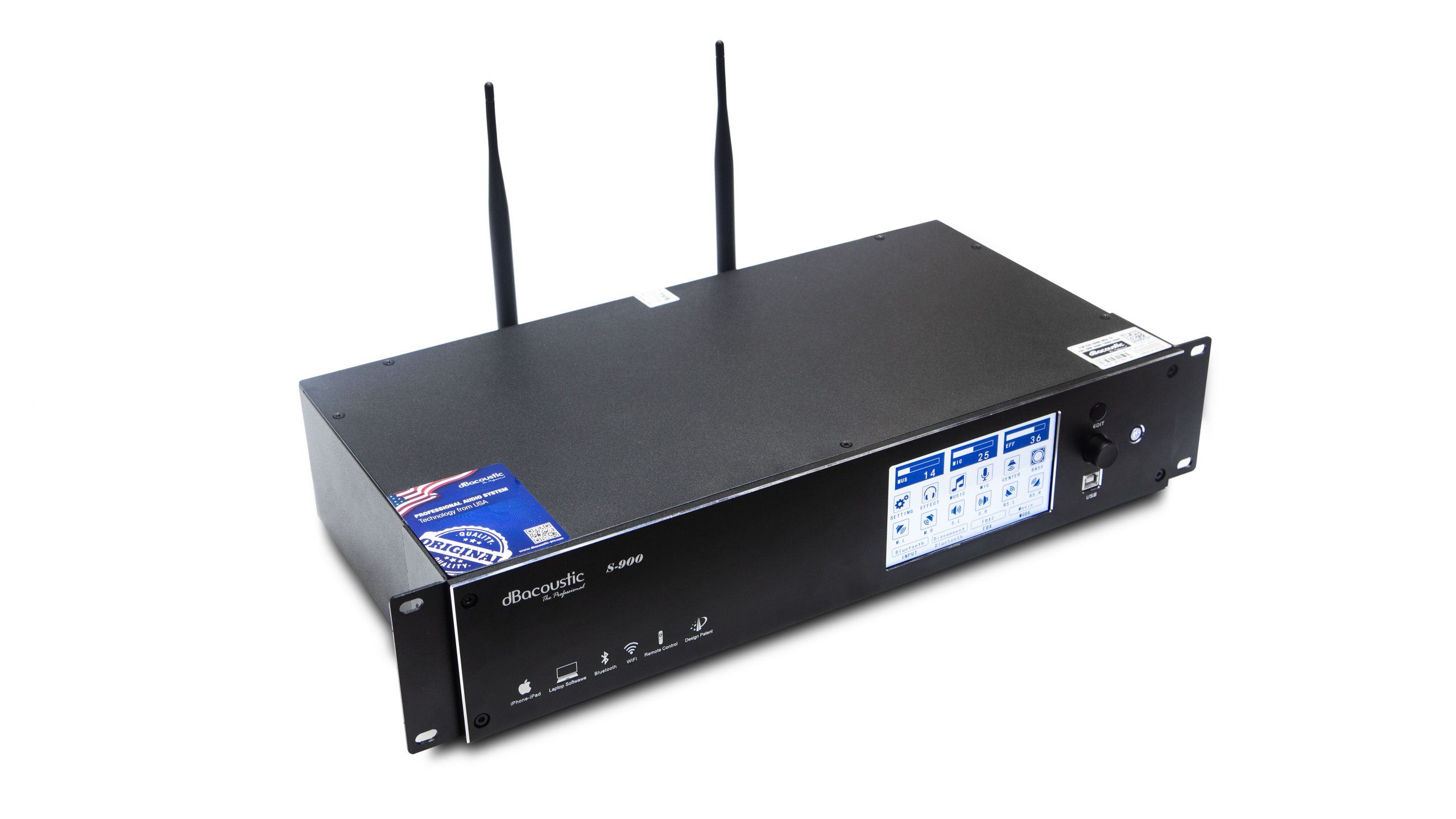 Vang số dBacoustic DB S900 tích hợp bluetooth, wifi dùng cho dàn âm thanh chuyên nghiệp