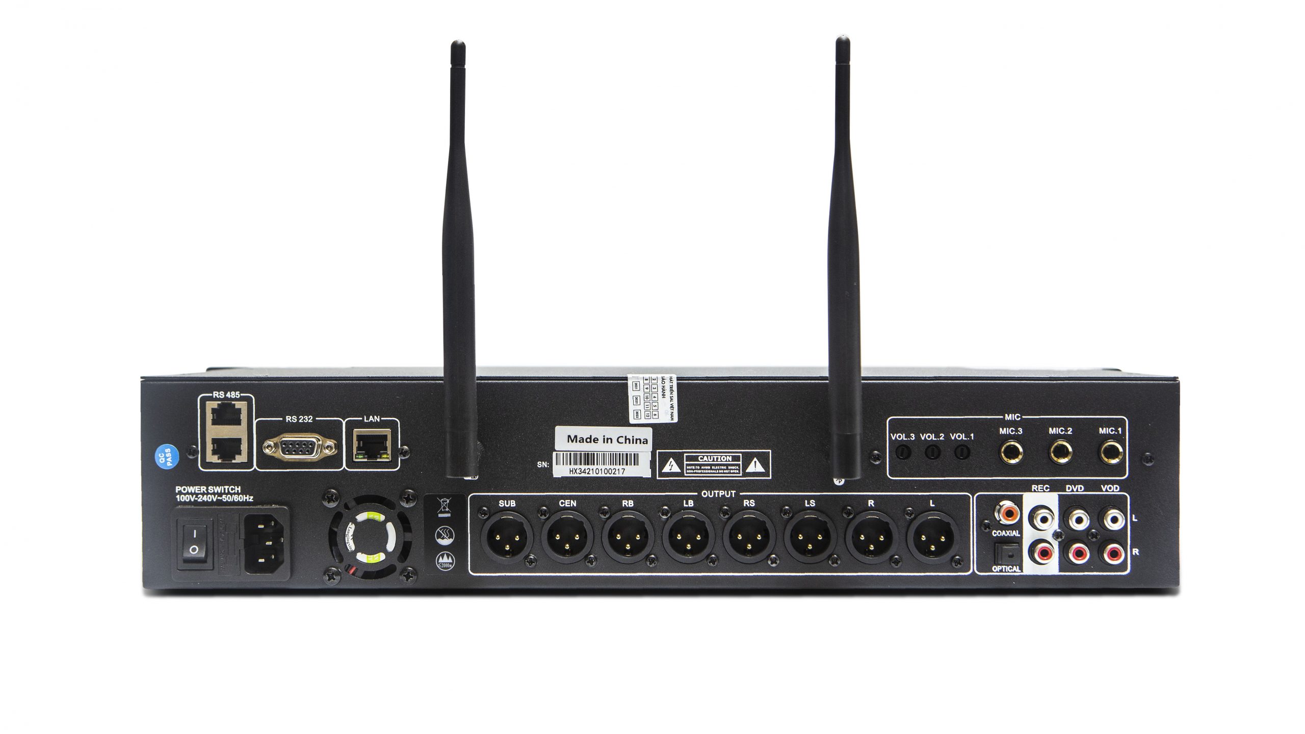 Vang số dBacoustic DB S900 tích hợp bluetooth, wifi dùng cho dàn âm thanh chuyên nghiệp