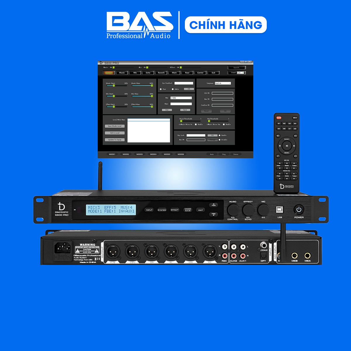 Vang số dBacoustic S600PRO