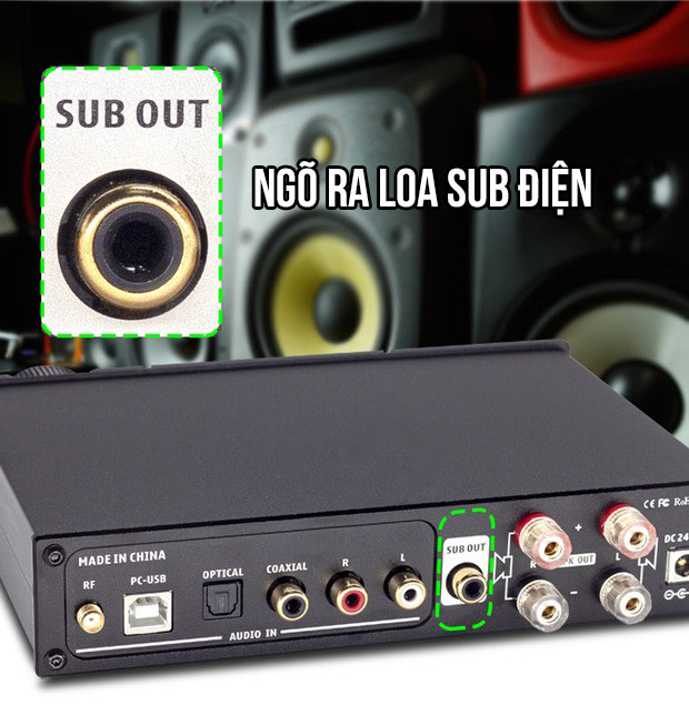 Amply tích hợp giải mã Suca Audio DA 2120C