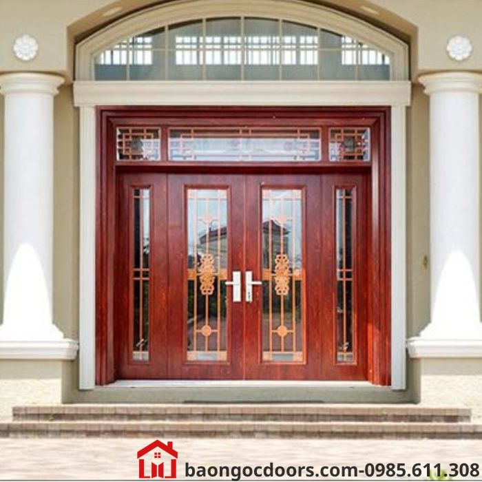 CỬA THÉP VÂN GỖ NHẬP KHẨU TẠI TUYÊN QUANG | Bảo Ngọc Doors