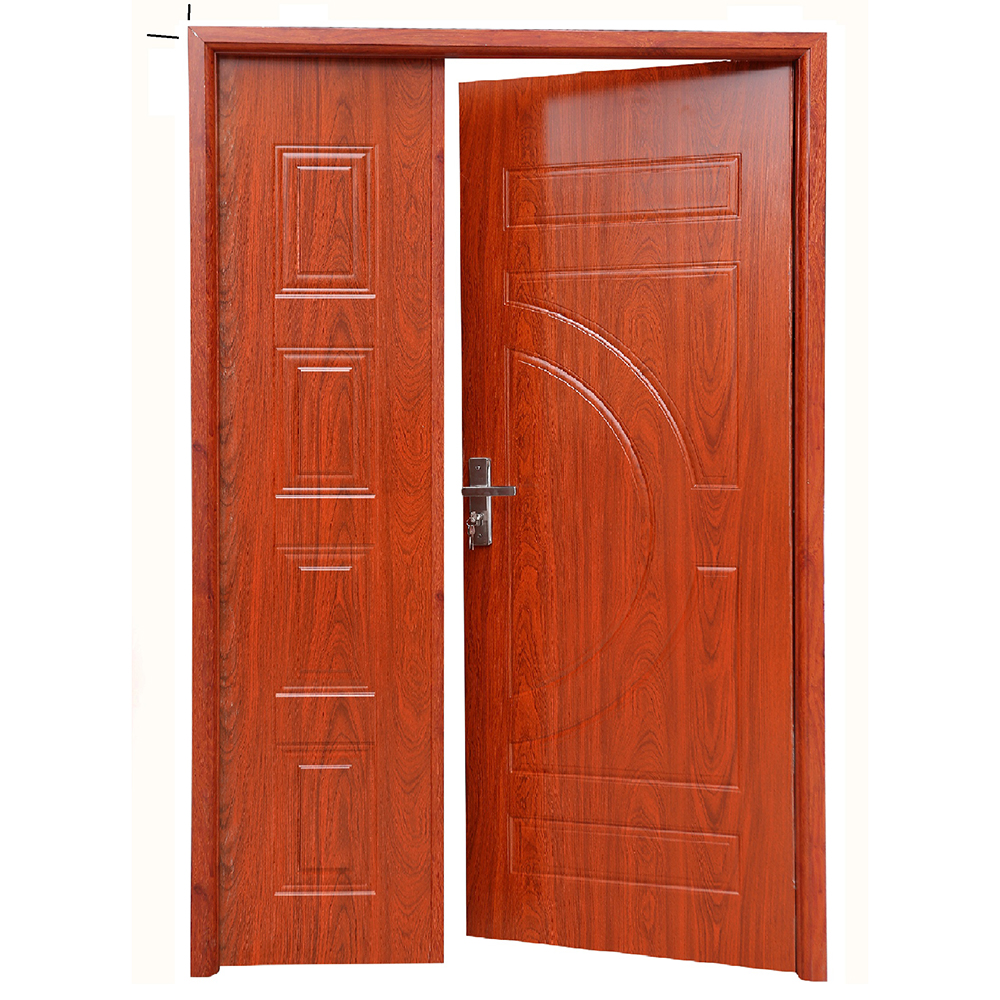 Cửa nhôm nguyên tấm 2 cánh lệch 02HK-2Cl-06