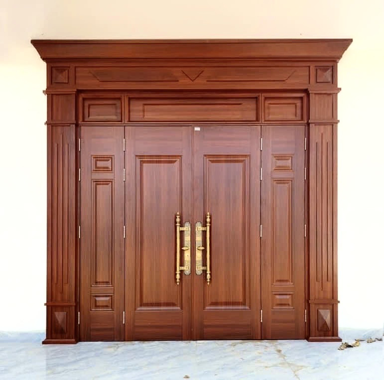 Mẫu cửa thép 4 cánh huỳnh kín