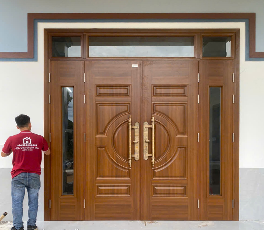 cửa thép Vân Gỗ
