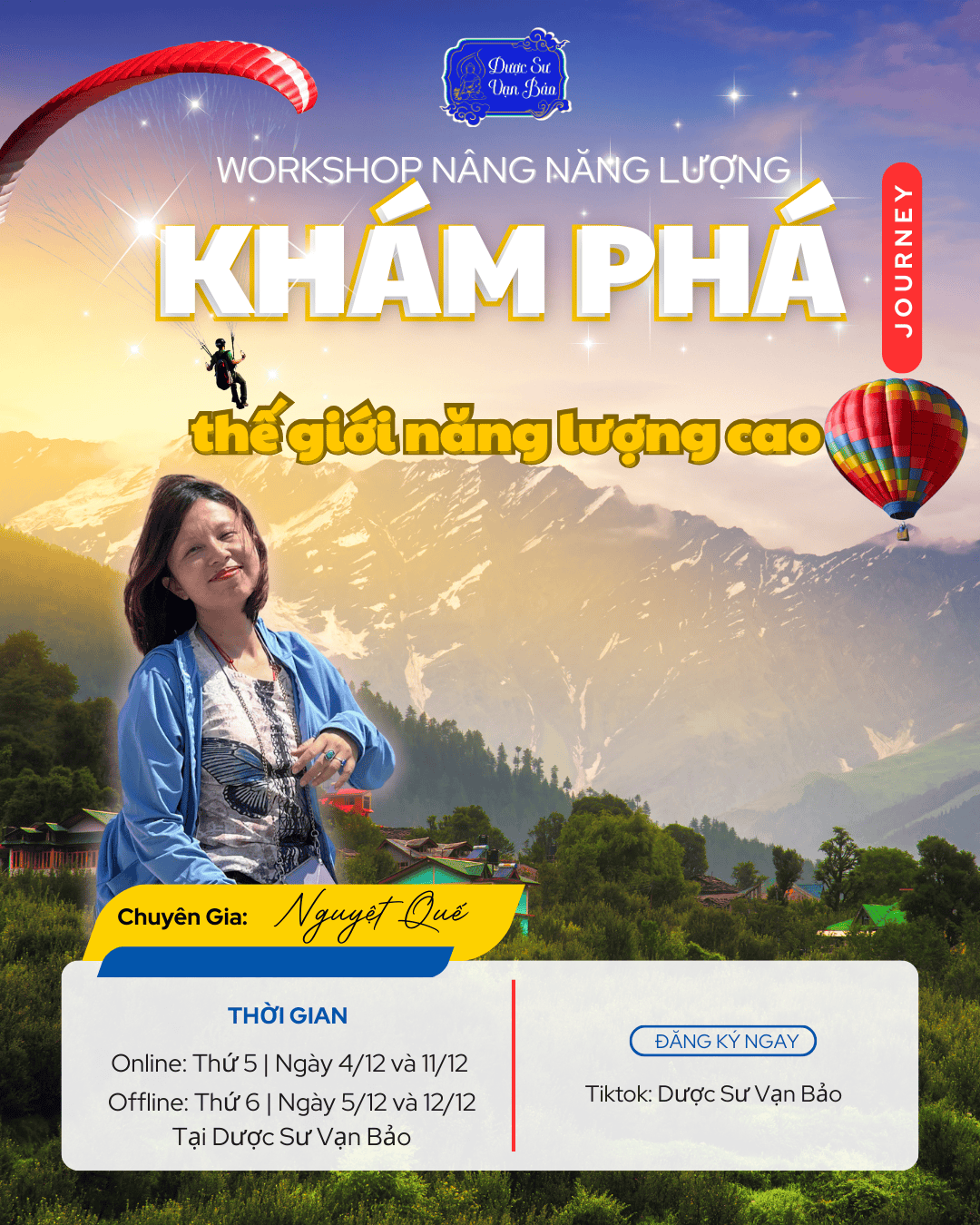 WORKSHOP NÂNG NĂNG LƯỢNG  Khám phá thế giới năng lượng cao