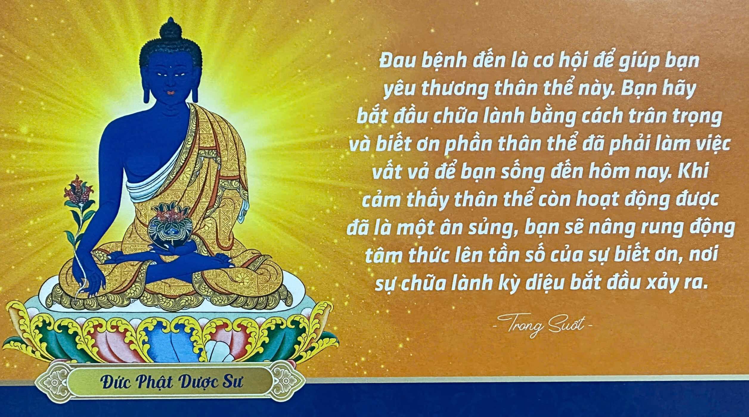 LỜI CẦU NGUYỆN CHỮA LÀNH THÂN TÂM BỆNH ĐẾN ĐỨC PHẬT DƯỢC SƯ