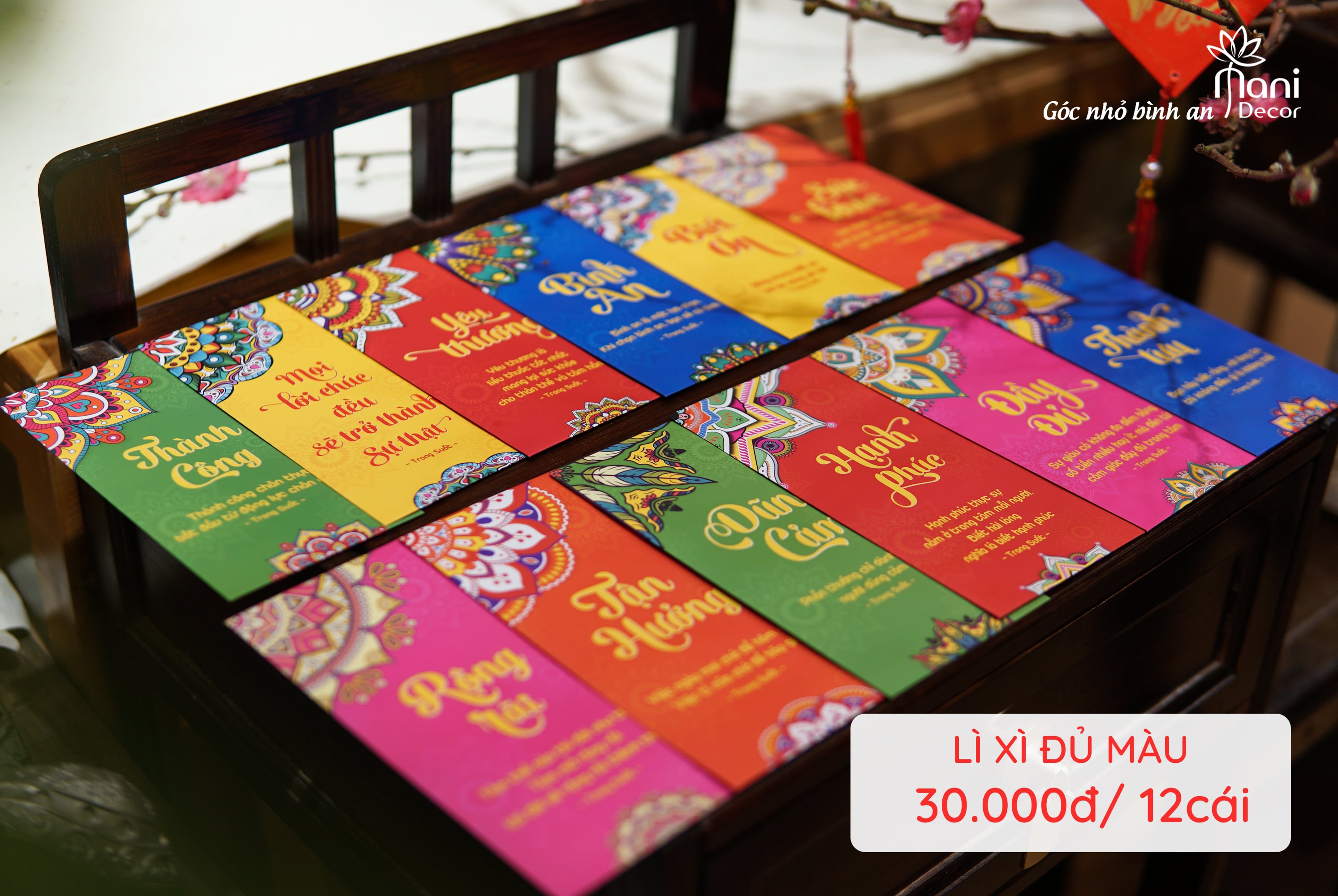 Lì Xì Trong Suốt - Năm Mới Bình An, Trí Tuệ