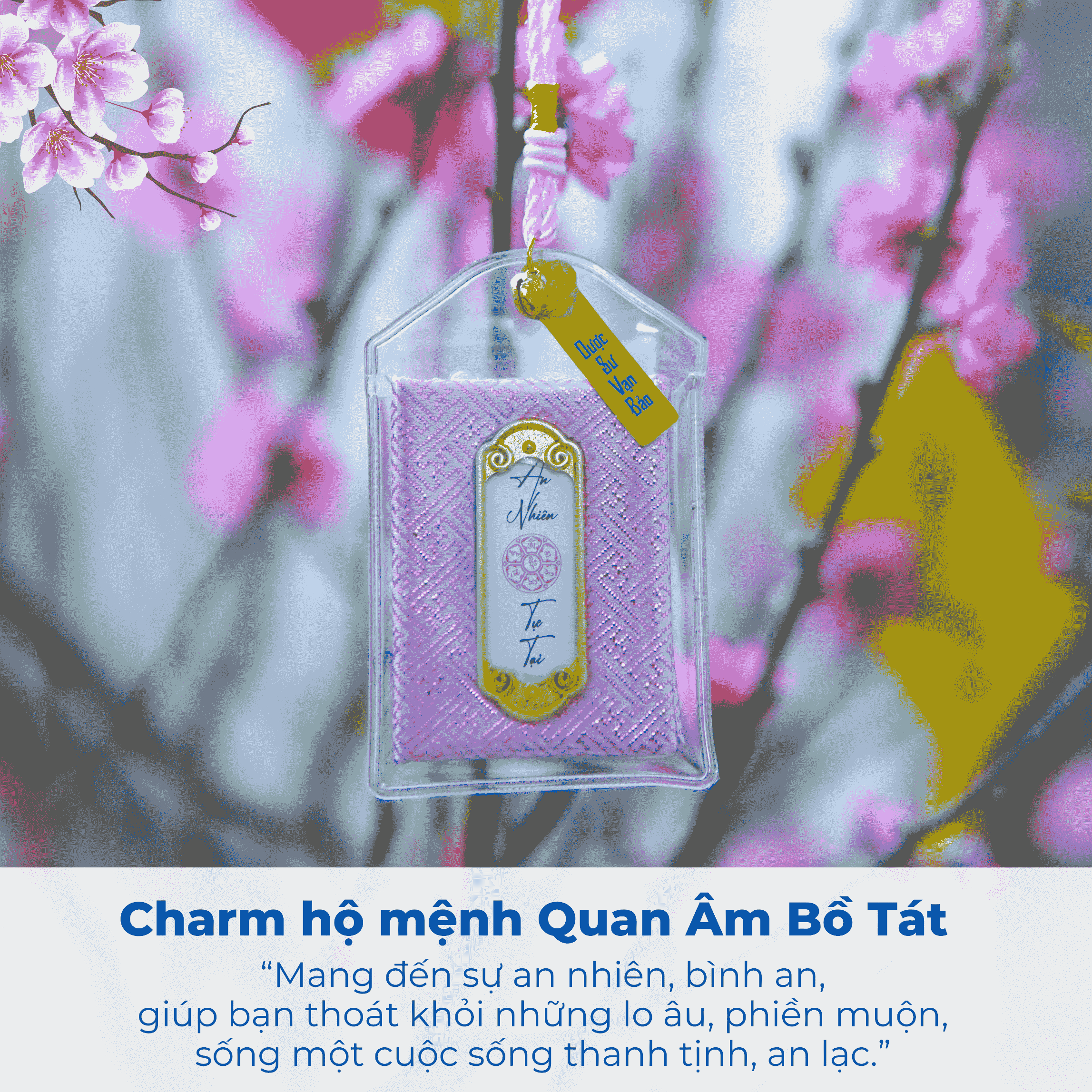 Charm Phật Bình An - Hộ Mệnh