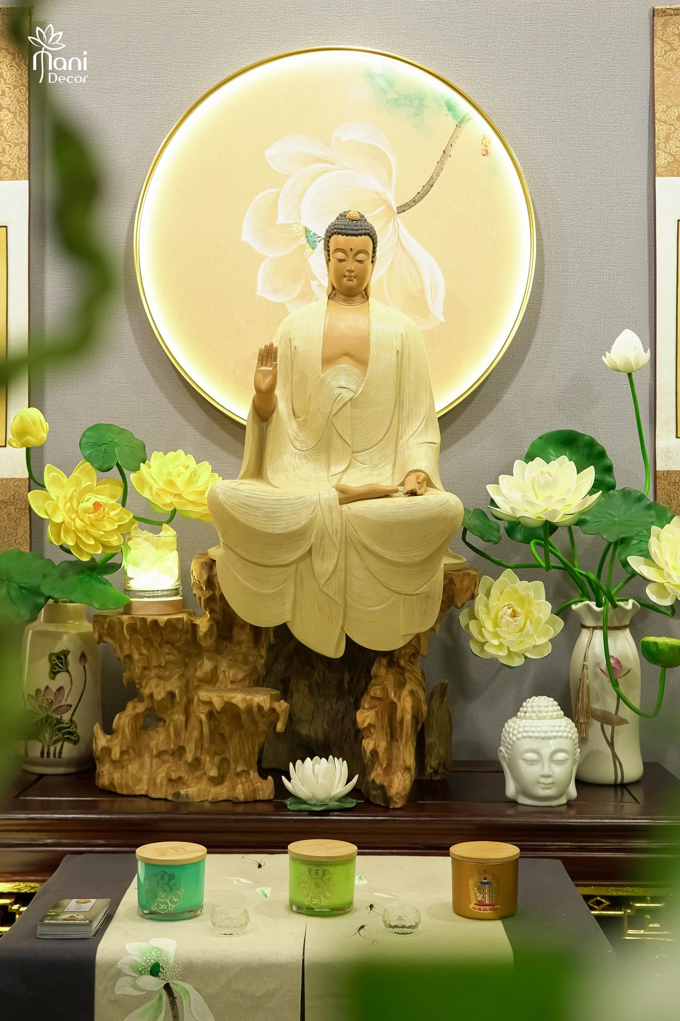 Đức Phật A Di Đà gốm Phật Sơn
