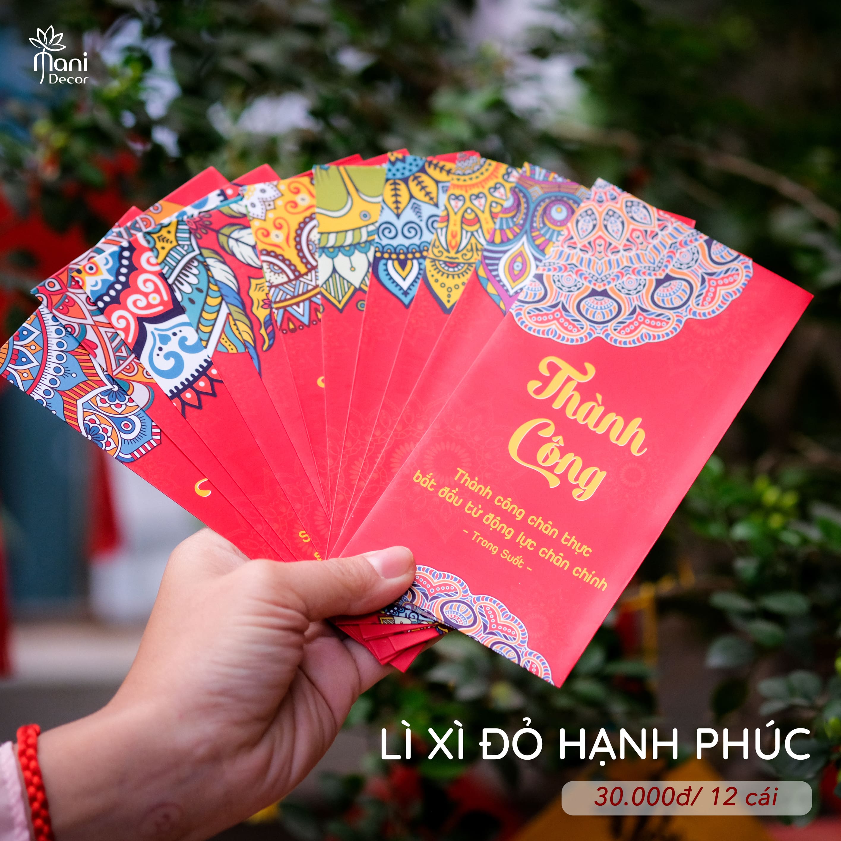Lì Xì Trong Suốt - Năm Mới Bình An, Trí Tuệ
