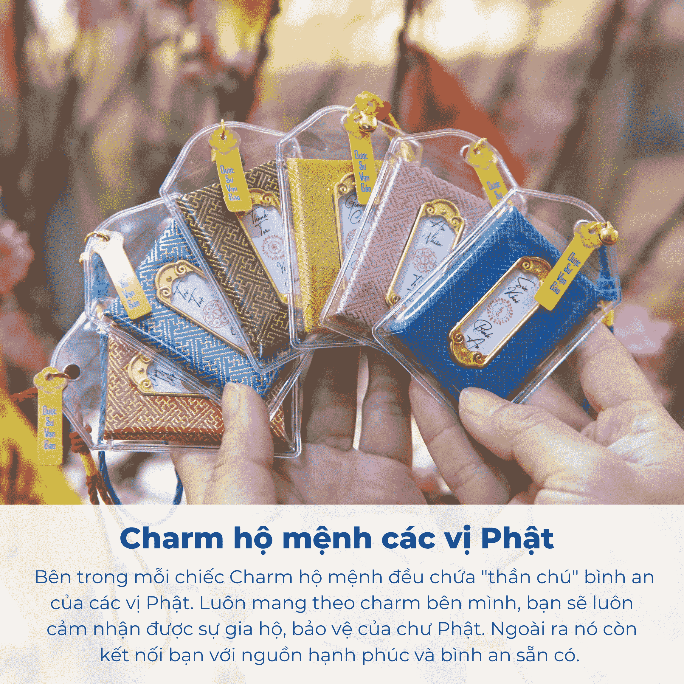 Charm Phật Bình An - Hộ Mệnh