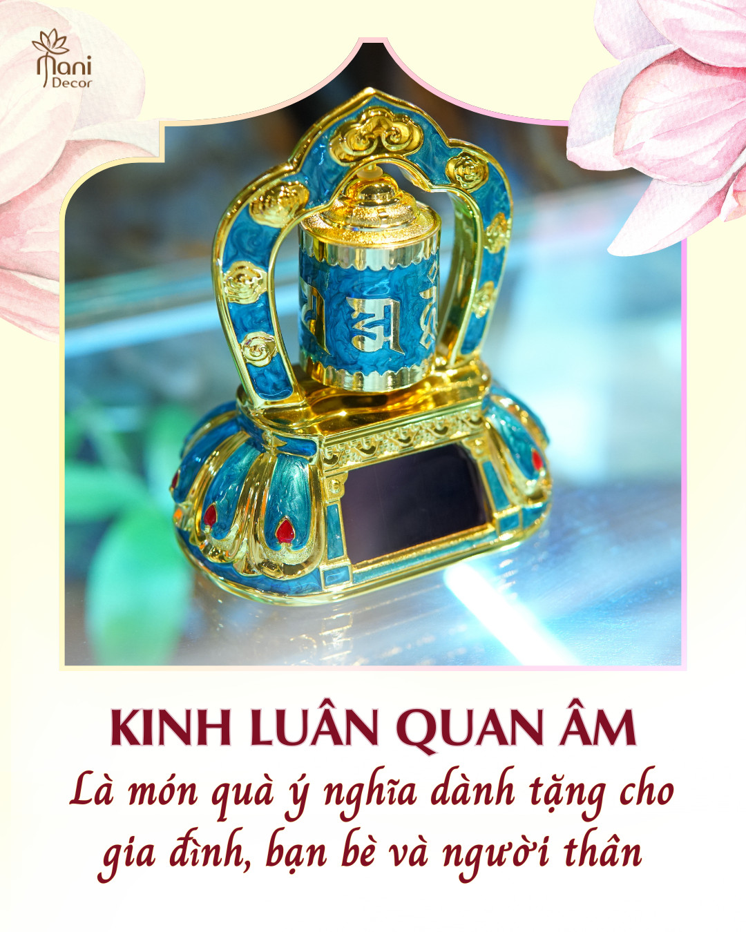 Kinh luân pin mani để bàn, taplo ô tô