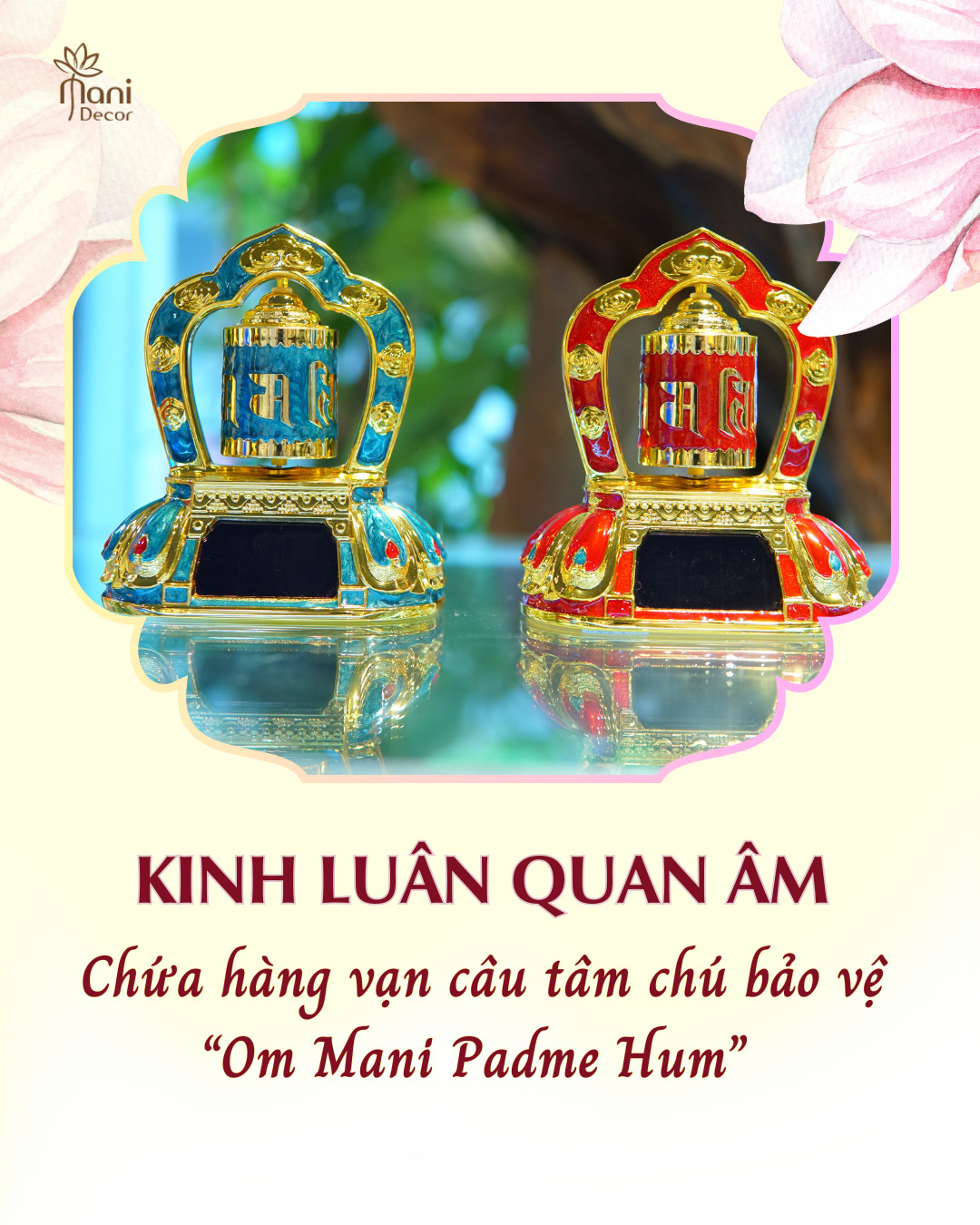 Kinh luân pin mani để bàn, taplo ô tô