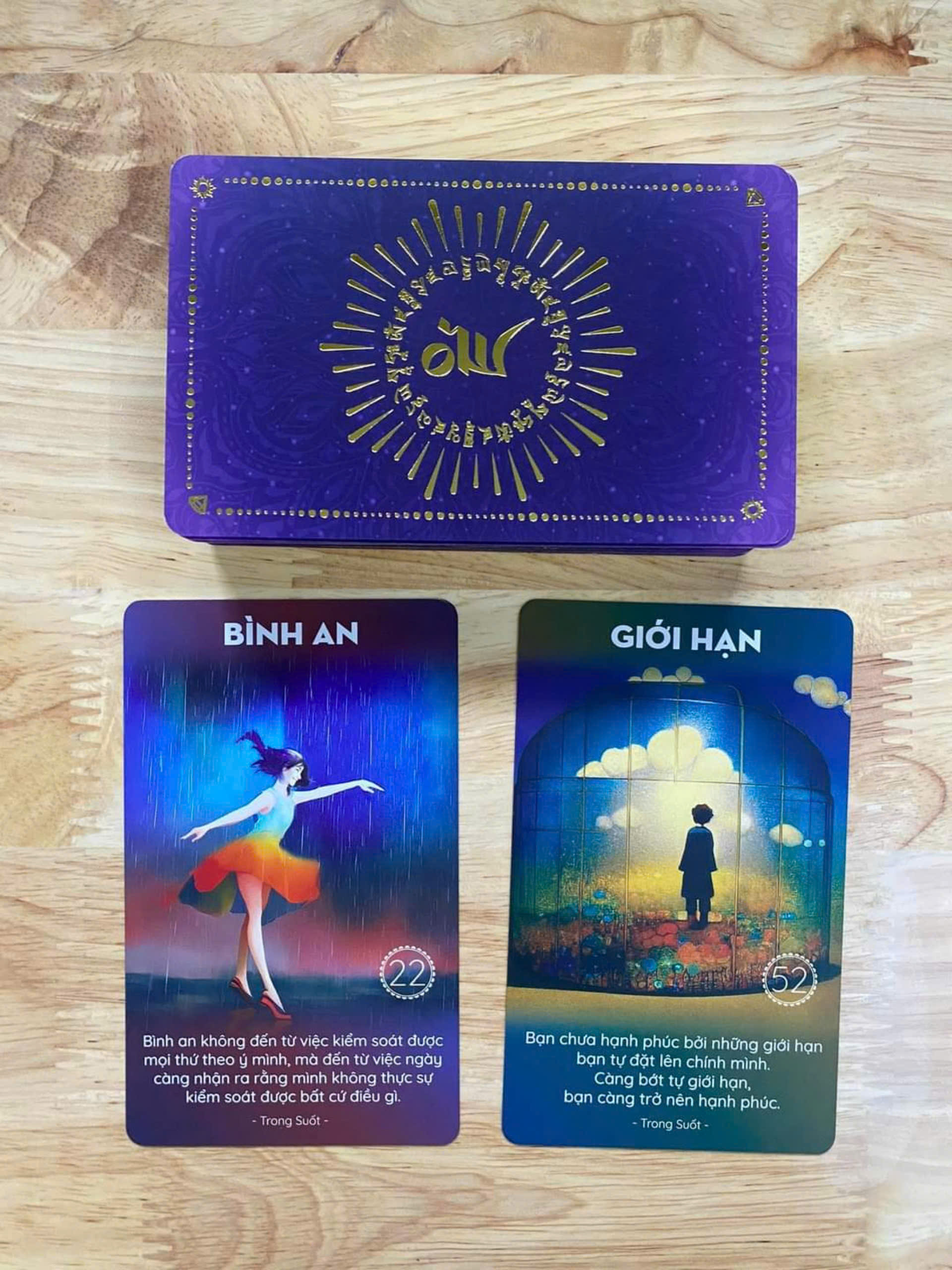 Bộ bài Trong Suốt - Thịnh Vượng và Hạnh Phúc