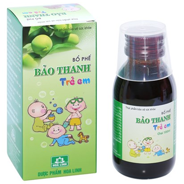 BỔ PHẾ BẢO THANH TRẺ EM CHAI 100ML - HOA LINH