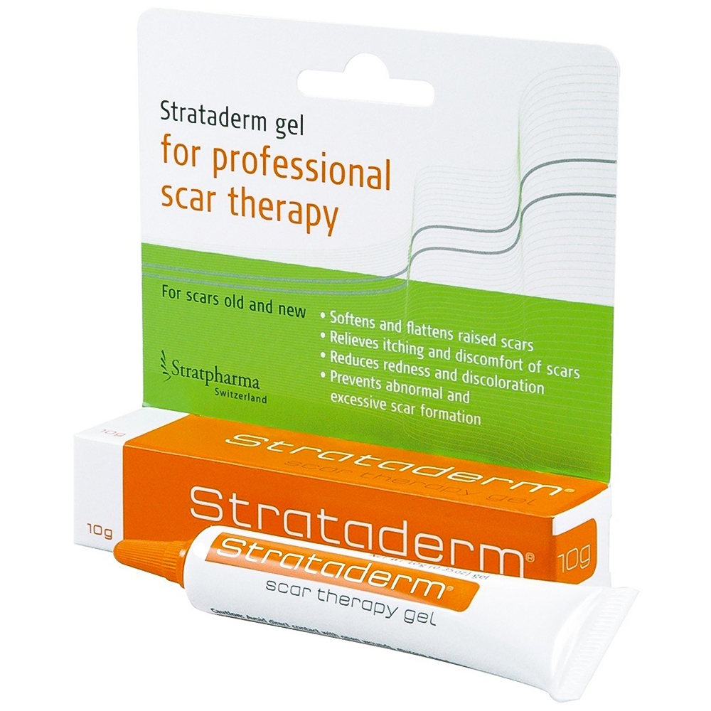 GEL HỖ TRỢ ĐIỀU TRỊ SẸO STRATADERM SCAR THERAPY GEL 10G
