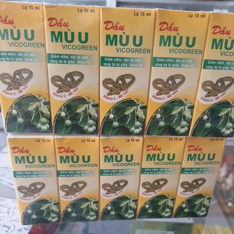 DẦU MÙ U VICOGREEN LỌ 15ML