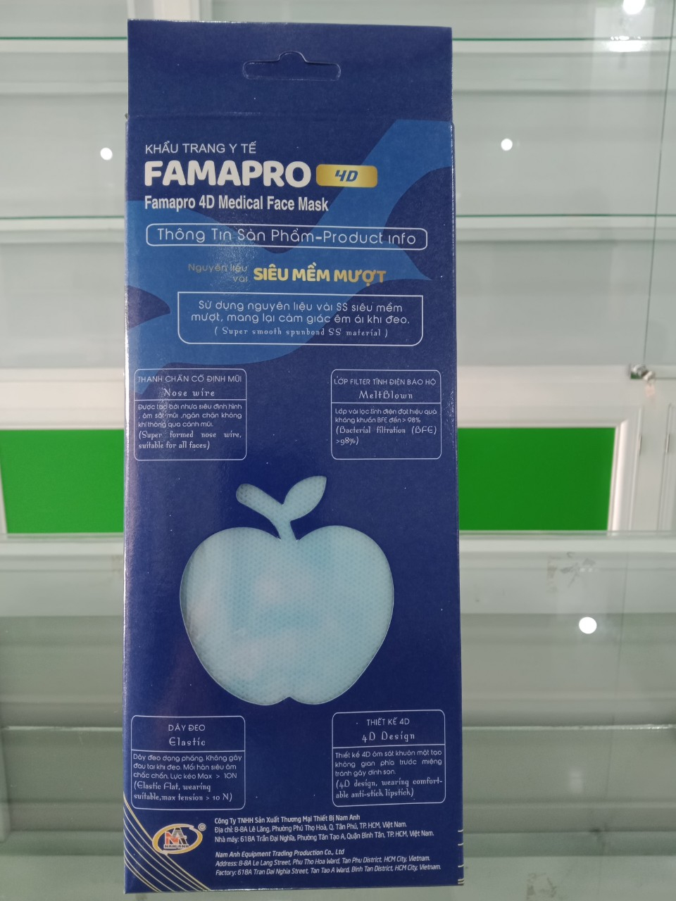 KHẨU TRANG Y TẾ FAMAPRO (XANH)