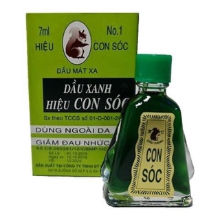 DẦU GIÓ XANH HIỆU CON SÓC 7ML