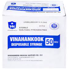 BƠM TIÊM VINAHANKOOK  50 ML/CC