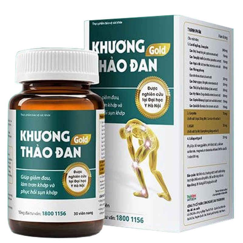KHƯƠNG THẢO ĐAN GOLD HỘP 30 VIÊN