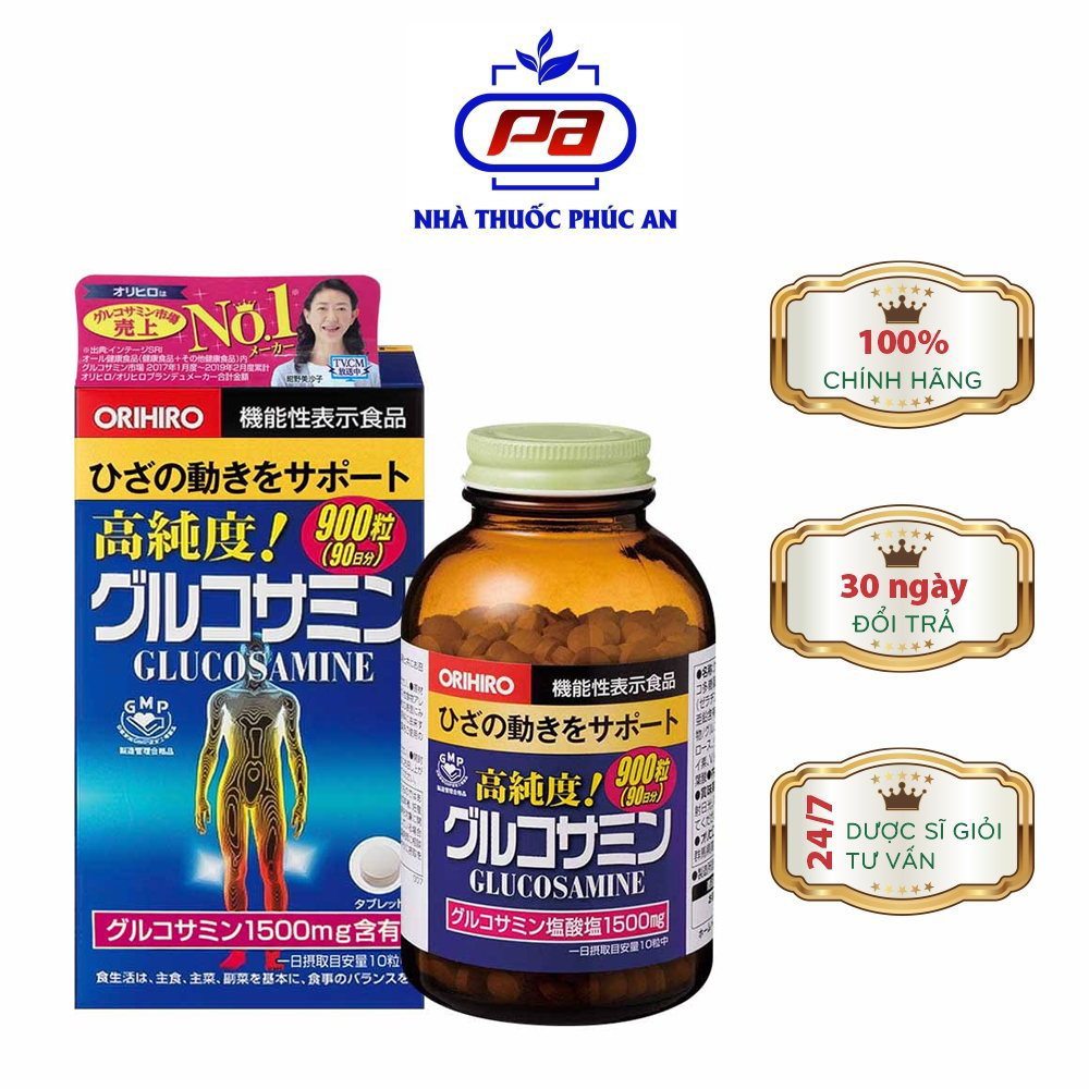 TPBVSK - BỔ XƯƠNG KHỚP GLUCOSAMINE ORIHIRO (360-950 VIÊN)