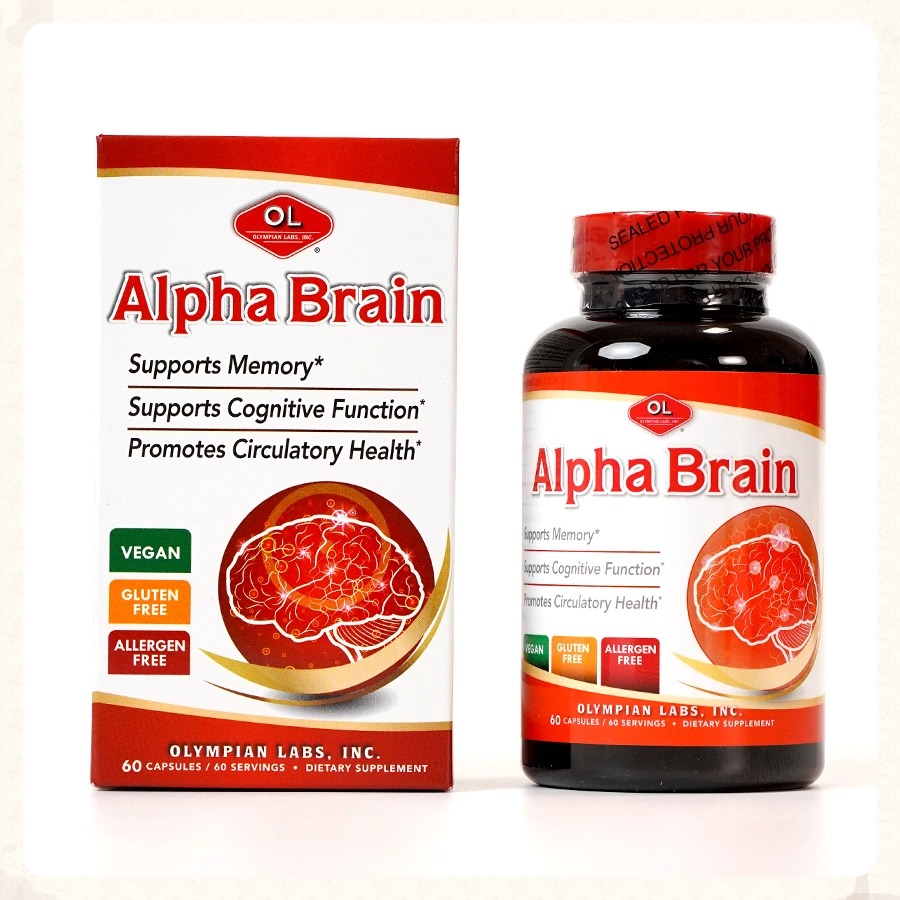TPBVSK ALPHA BRAIN HỘP 60 VIÊN - HỖ TRỢ TUẦN HOÀN MÁU, CẢI THIỆN TRÍ NHỚ
