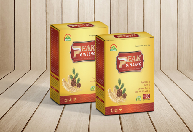 VIÊN UỐNG  PEAK GINSENG H/60V - HỖ TRỢ BỒI BỔ CƠ THỂ, NÂNG CAO SỨC ĐỀ KHÁNG