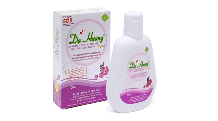 DUNG DỊCH VỆ SINH PHỤ NỮ DẠ HƯƠNG (TÍM) CHAI 100ML