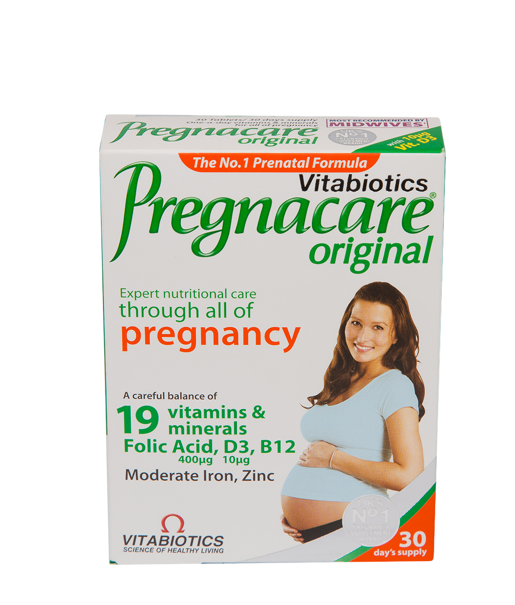 VIÊN UỐNG VITAMIN VÀ KHOÁNG CHẤT CHO BÀ BẦU PREGNACARE ORIGINAL 30 VIÊN
