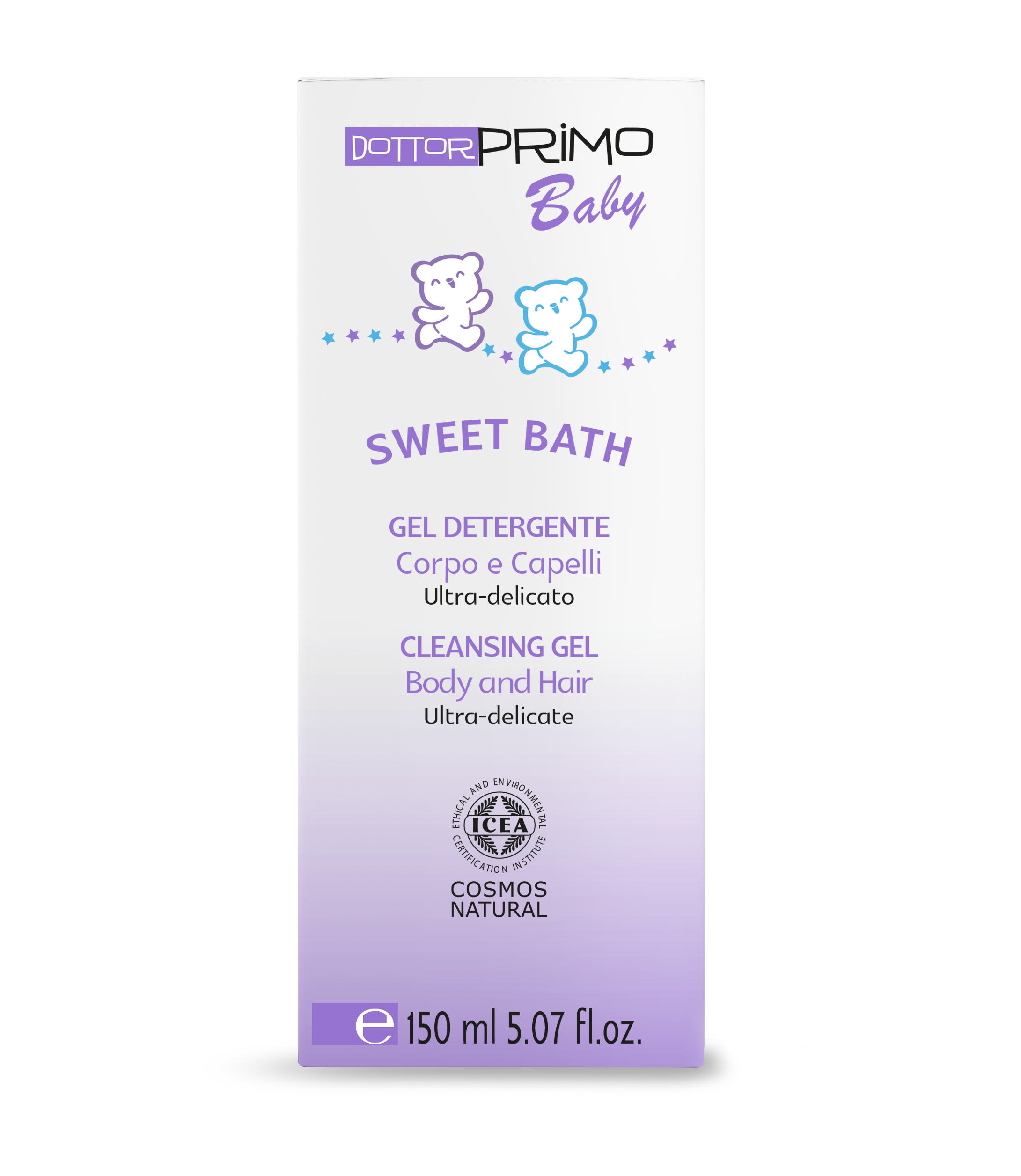 GEL TẮM GỘI TRẺ EM DOTTOR PRIMO BABY SWEET BATH 150ML