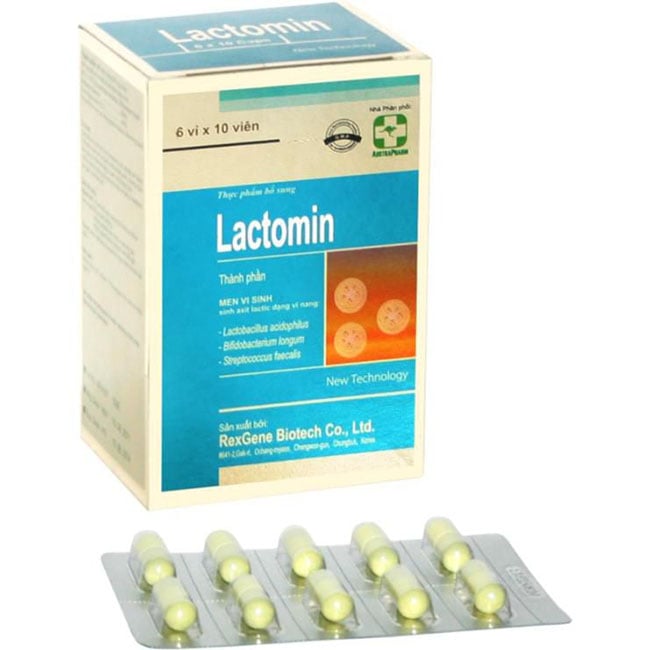 MEN VI SINH LACTOMIN BỔ SUNG LỢI KHUẨN HỘP 60 VIÊN