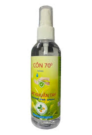 CỒN 70 ĐỘ CHAI100ML SÁT KHUẨN HƯƠNG TRÀ XANH- VTYT MAI SƠN