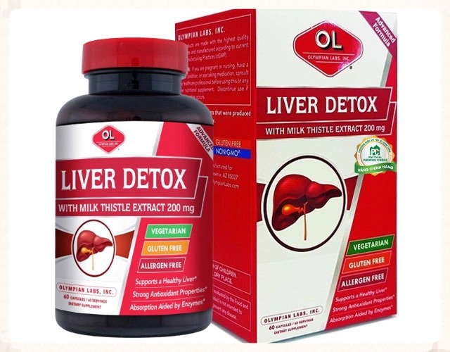 VIÊN LIVER DETOX HỘP 60 VIÊN - HỖ TRỢ BẢO VỆ VÀ GIẢI ĐỘC GAN