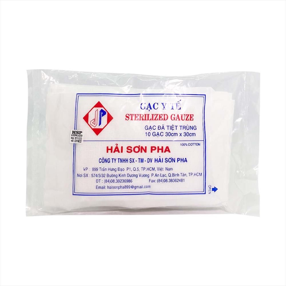 GẠC Y TẾ HẢI SƠN PHA  30CM X 30CM