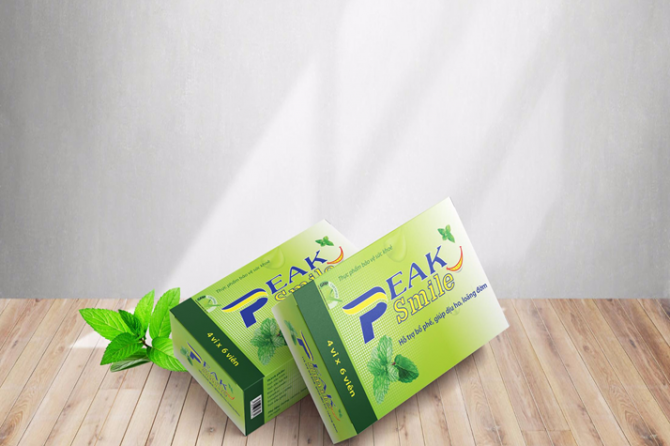 VIÊN NGẬM HO, TAN ĐÀM PEAK SMILE - L2 HỘP 24 VIÊN