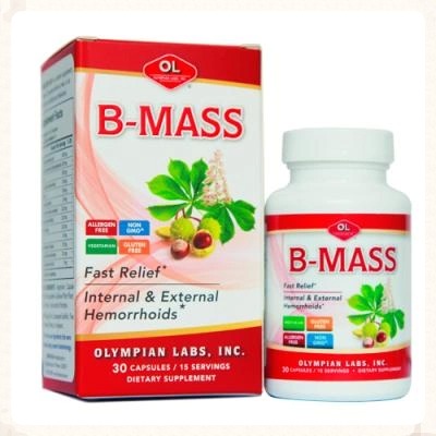VIÊN UỐNG B-MASS HỘP 30 VIÊN HỖ TRỢ NHUẬN TRÀNG, GIẢM TRĨ