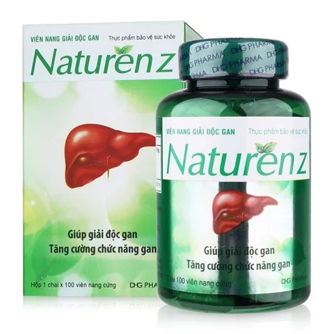 VIÊN UỐNG HỖ TRỢ GIẢI ĐỘC GAN, BỔ GAN, MÁT GAN NATURENZ CHAI 100 VIÊN-DHG