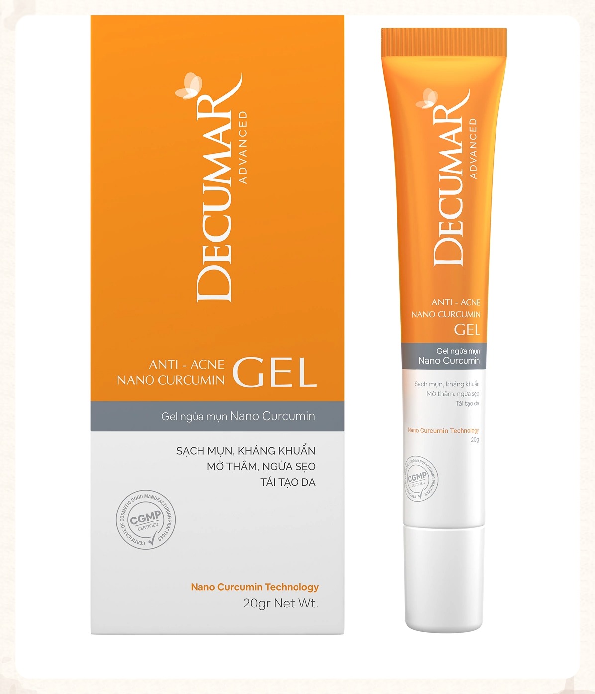 GEL NGHỆ NGỪA MỤN (DECUMAR GEL 20G)