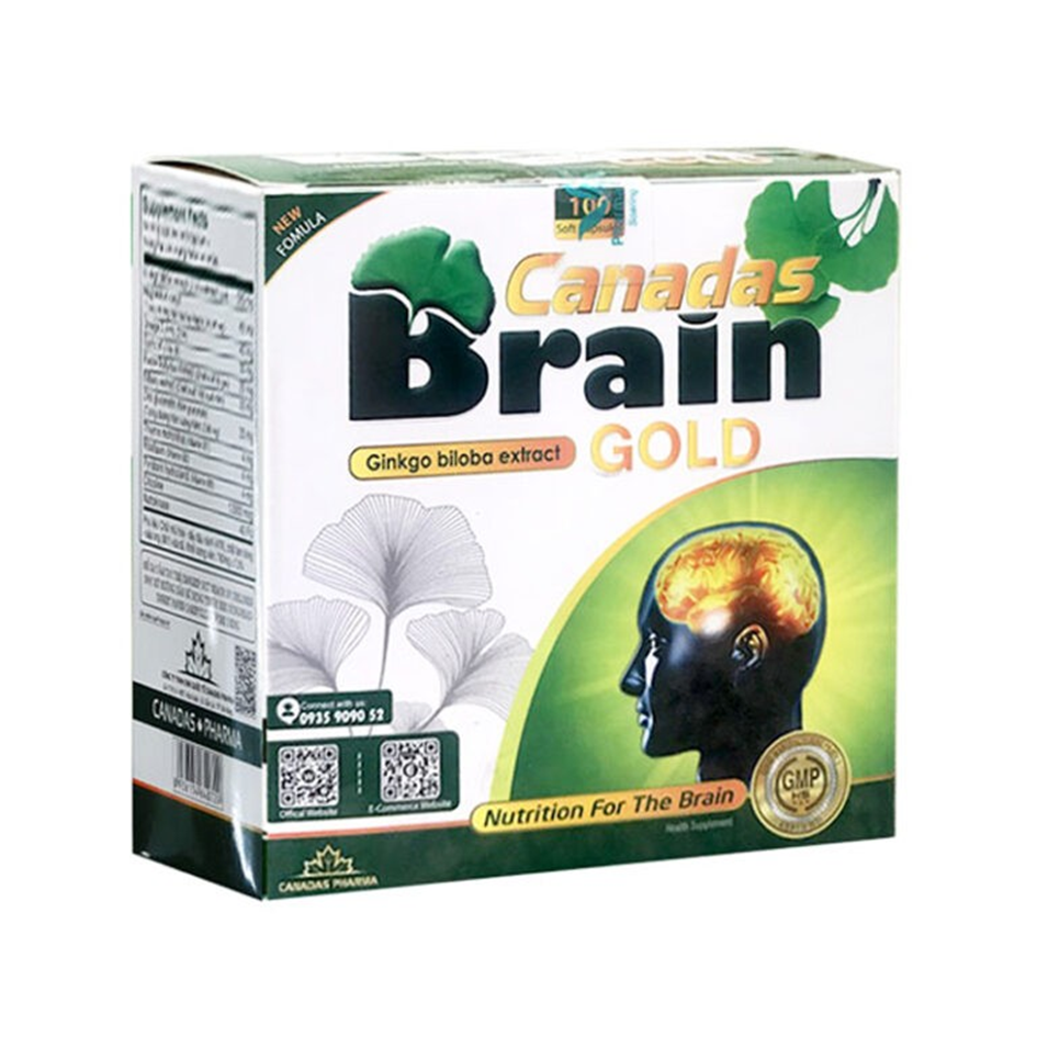 VIÊN UỐNG TĂNG TUẦN HOÀN NÃO CANADAS BRAIN GOLD H/100V