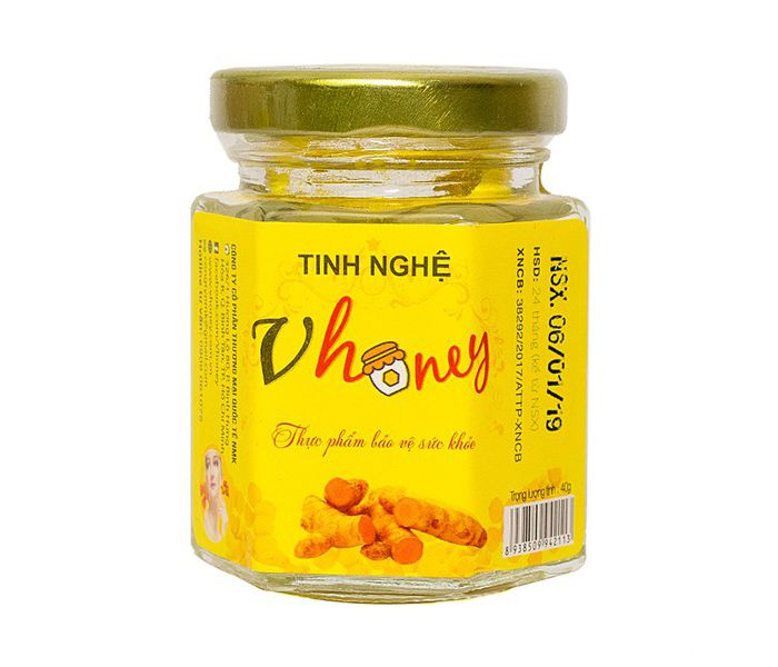 TINH NGHỆ NGUYÊN CHẤT  VHONEY 40G