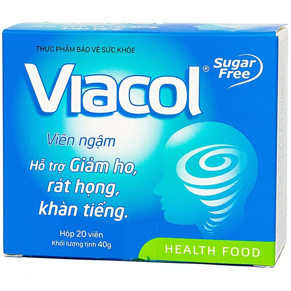 VIÊN NGẬM VIACOL (Hộp 20 viên)