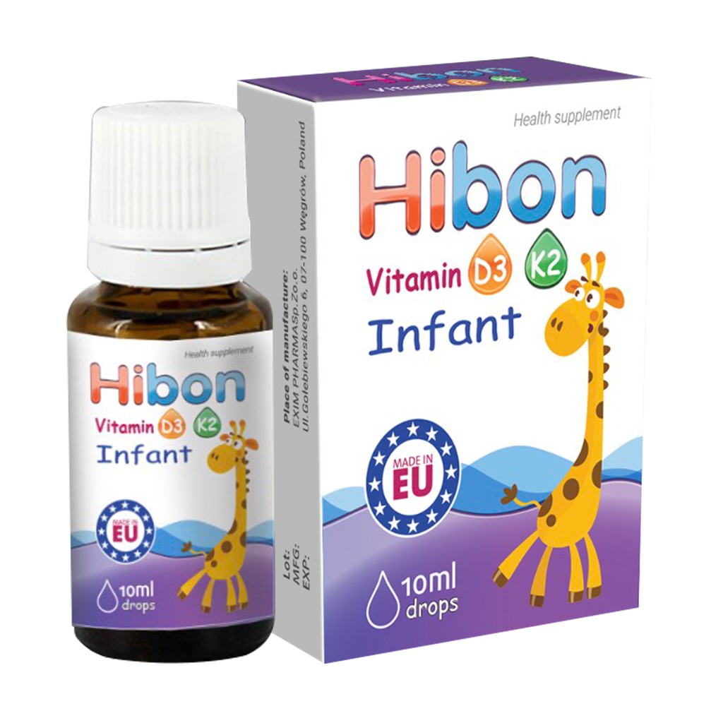 BỔ SUNG VITAMIN HIBON K2+D3 CHAI 10ML