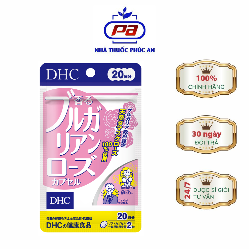 VIÊN UỐNG THƠM CƠ THỂ DHC HOA HỒNG 40 VIÊN - 20 NGÀY