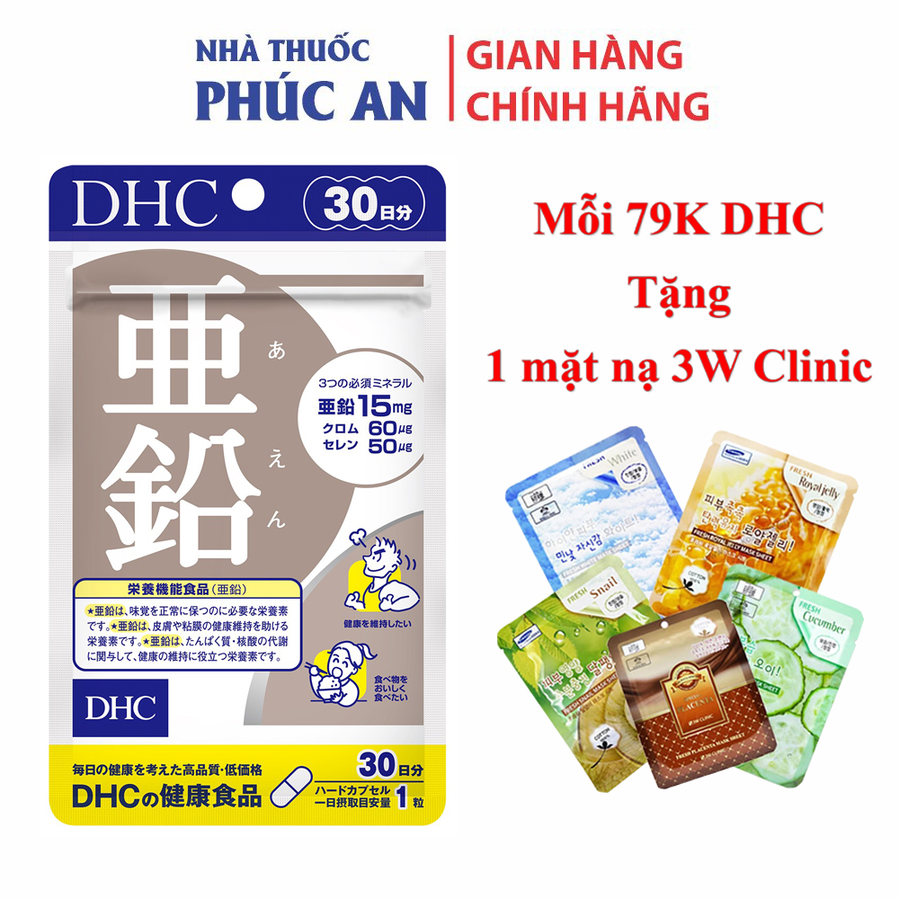 VIÊN UỐNG BỔ SUNG KẼM - DHC ZINC 30 NGÀY
