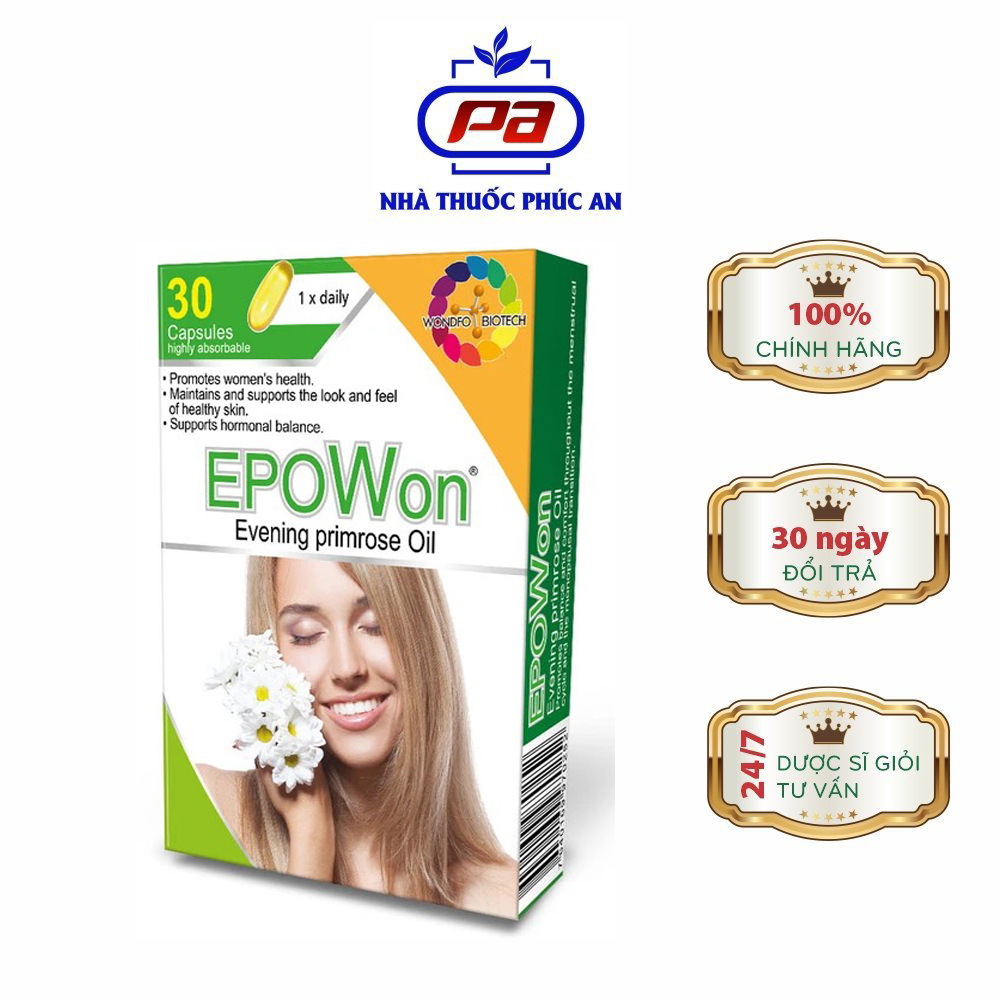 VIÊN UỐNG BỔ SUNG NỘI TIẾT TỐ NỮ, ĐẸP DA EPOWON H/30V-ĐỨC