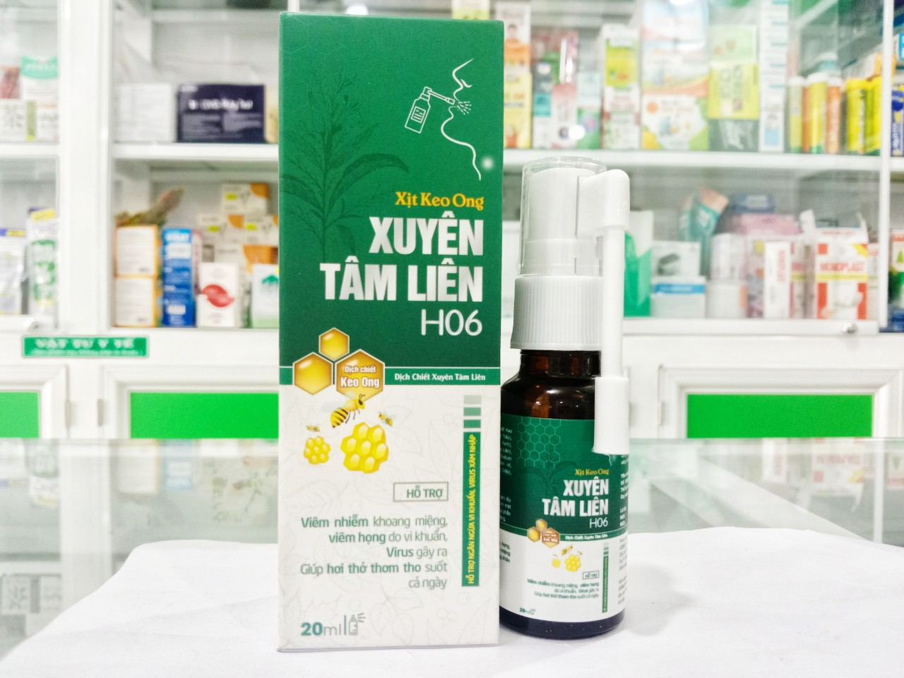 XỊT KEO ONG XUYÊN TÂM LIÊN  H06