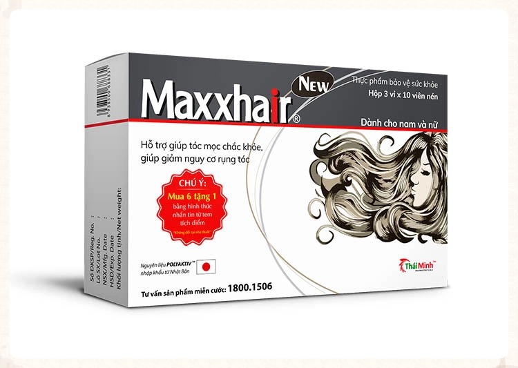 VIÊN UỐNG HỖ TRỢ MỌC TÓC MAXXHAIR H/30V