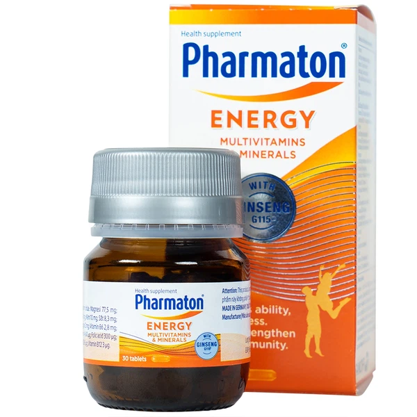 VIÊN VITAMIN TỔNG HỢP TĂNG SỨC ĐỀ KHÁNG PHARMATON ENERGY 30 VIÊN - ĐỨC