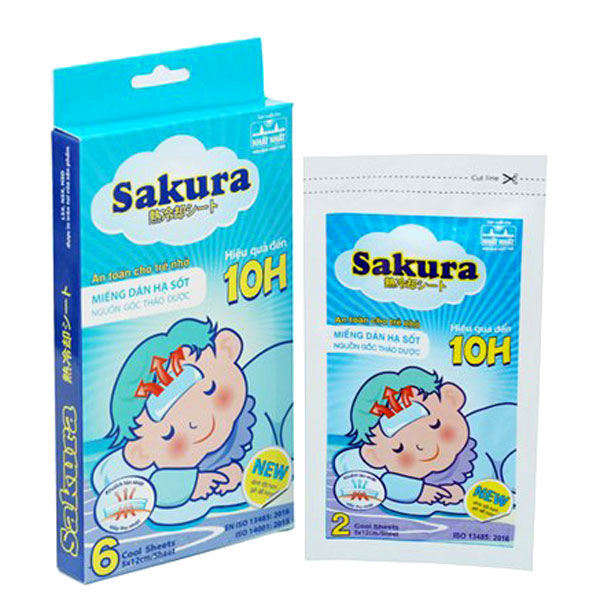 MIẾNG DÁN HẠ SỐT SAKURA NHẤT NHẤT